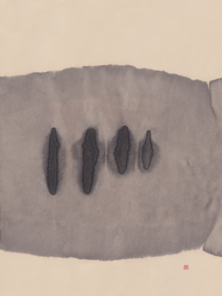 Calm Ink Forms by Thoth Adan — canvas wall art