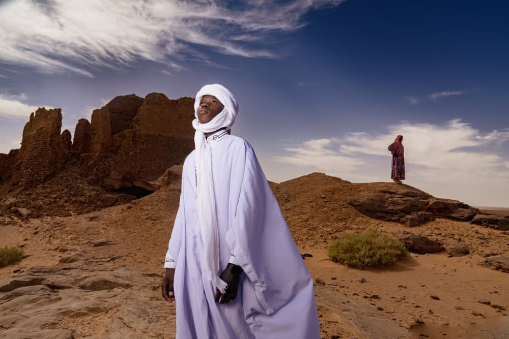 Ancient Desert Wanderer by ABDALLAH KHALILI — canvas wall art