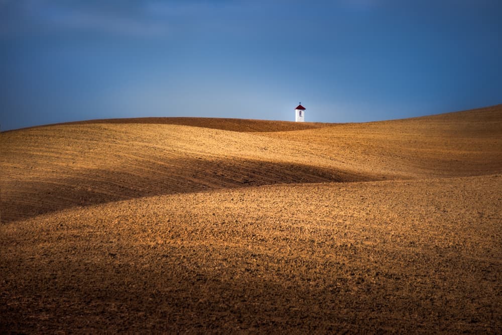 Solitary Hillside Chapel by David Ilkovic EP AFIAP — canvas wall art
