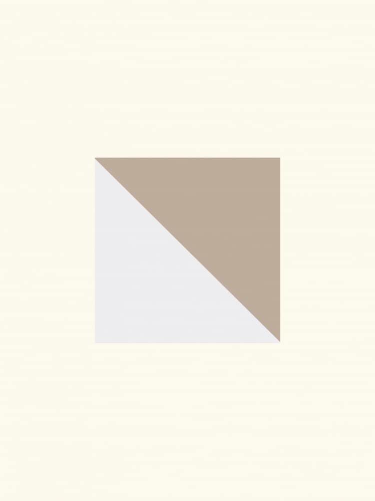 Diagonal Color Block by Little Dean — canvas wall art