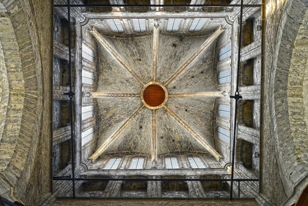 Ancient Church Dome by Xun LI — canvas wall art
