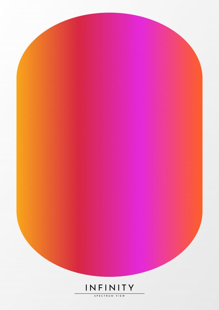 Vibrant Gradient Capsule by RS LAB STUDIO — canvas wall art