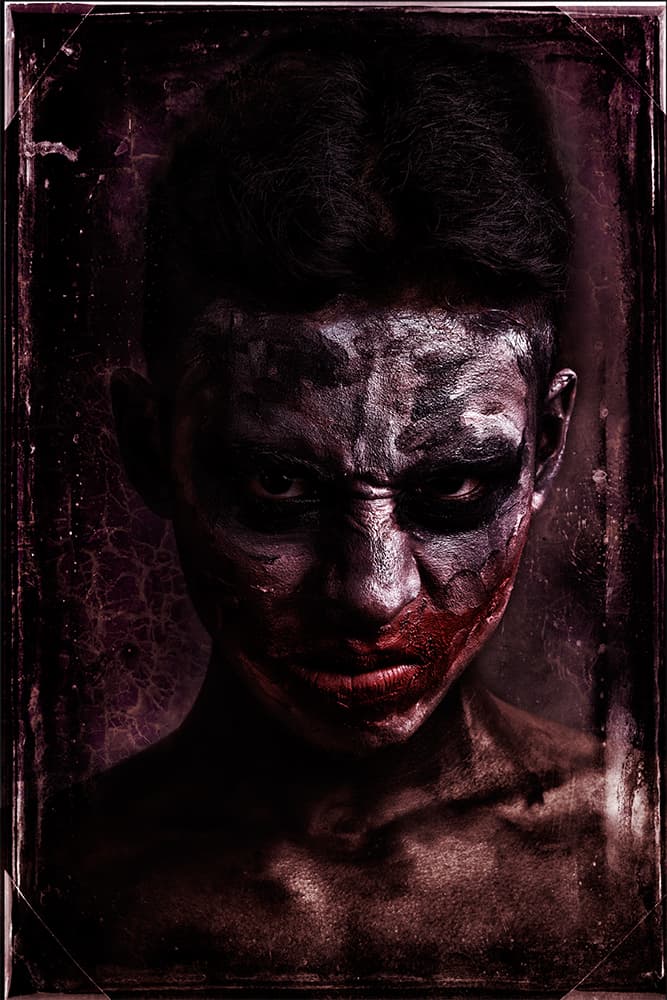 Intense Painted Portrait by Ricardo Bustos — canvas wall art