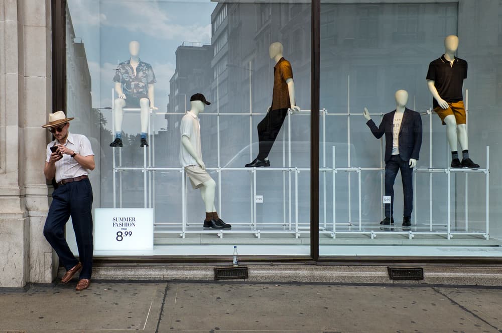 City Street Summer Fashion by Lorenzo Grifantini — canvas wall art