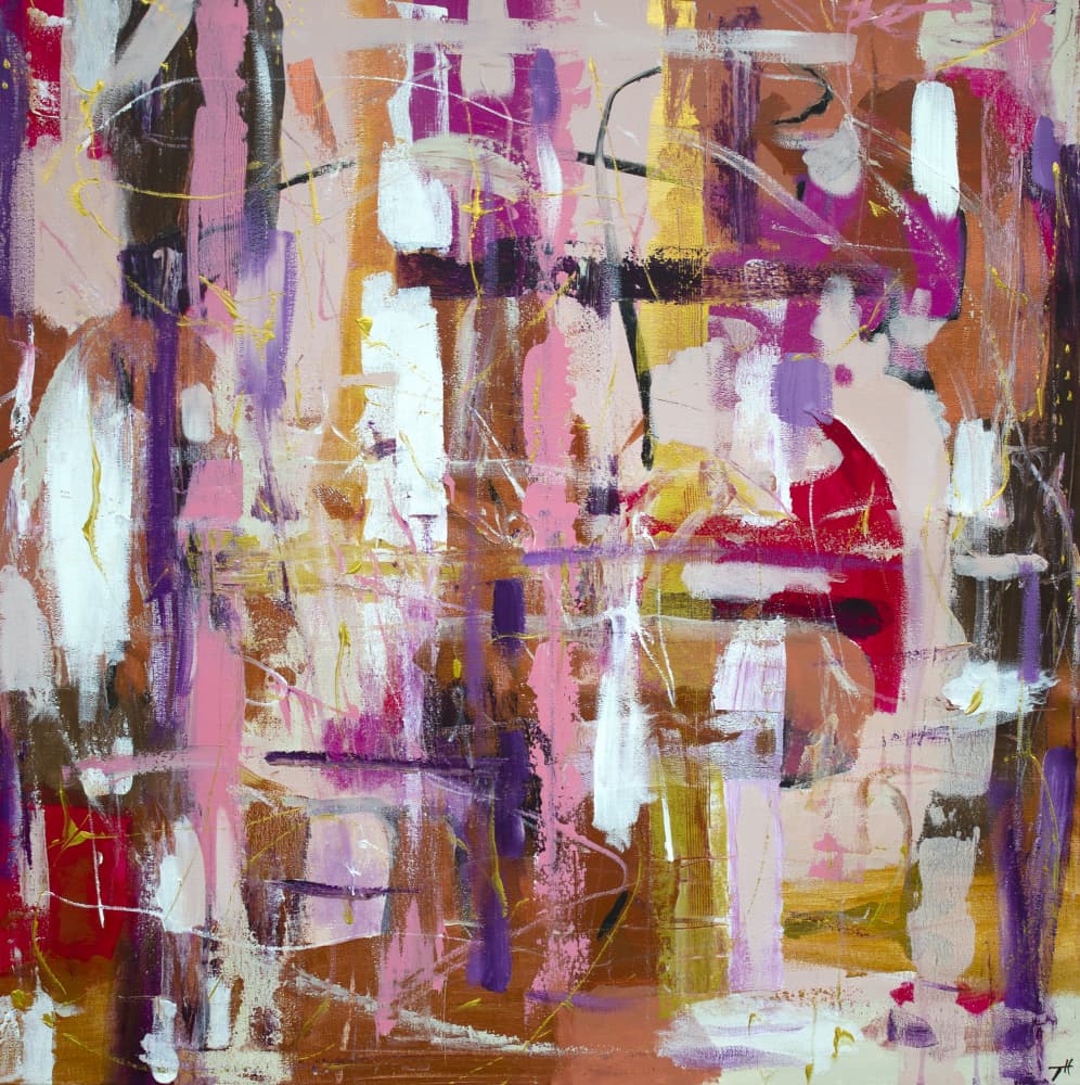 Vibrant Abstract Painting by Tove Höglund — canvas wall art