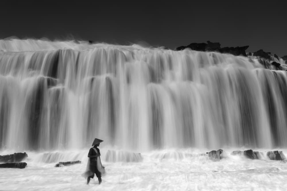 Serene Waterfall Journey by Gunarto Song — canvas wall art