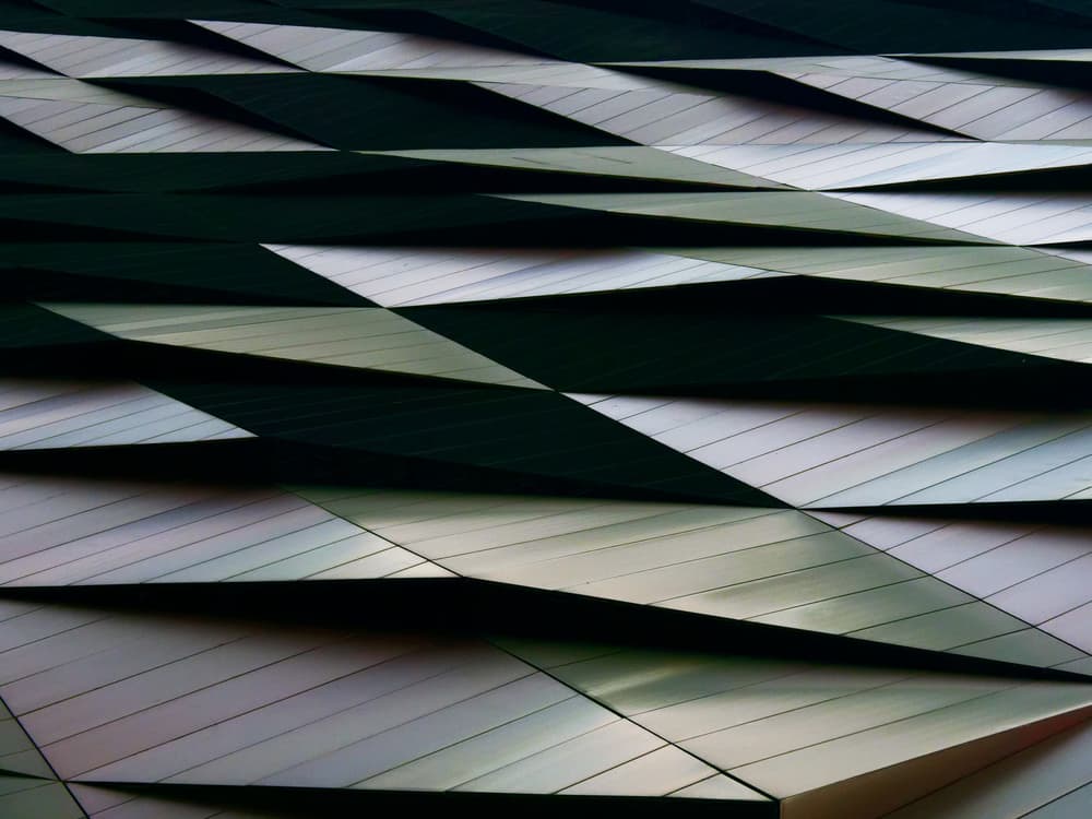 Dynamic Geometric Facade by Marius Surleac — canvas wall art