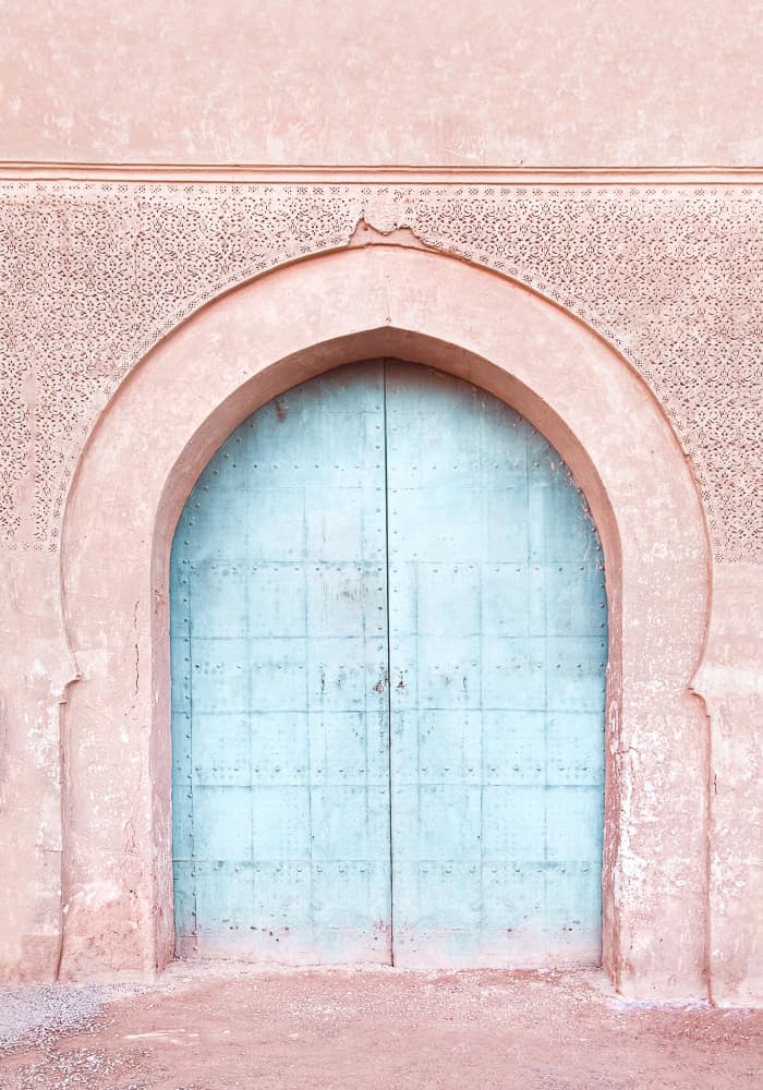 Turquoise Door by Kathrin Pienaar — canvas wall art
