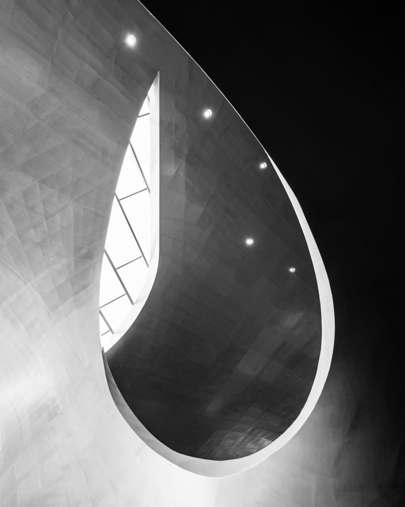 Abstract Curved Architecture by Sofie Steenhoudt — canvas wall art