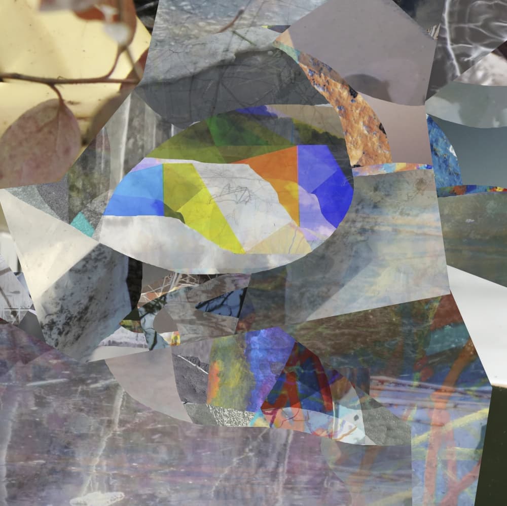Abstract Fish Collage by Stefan Fransson — canvas wall art