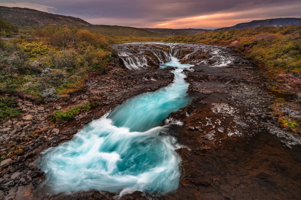 Turquoise River Rapids by Jacek Swiercz — canvas wall art