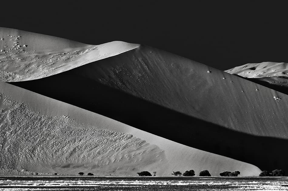 Desert Dune Shadows by Mathilde Guillemot — canvas wall art