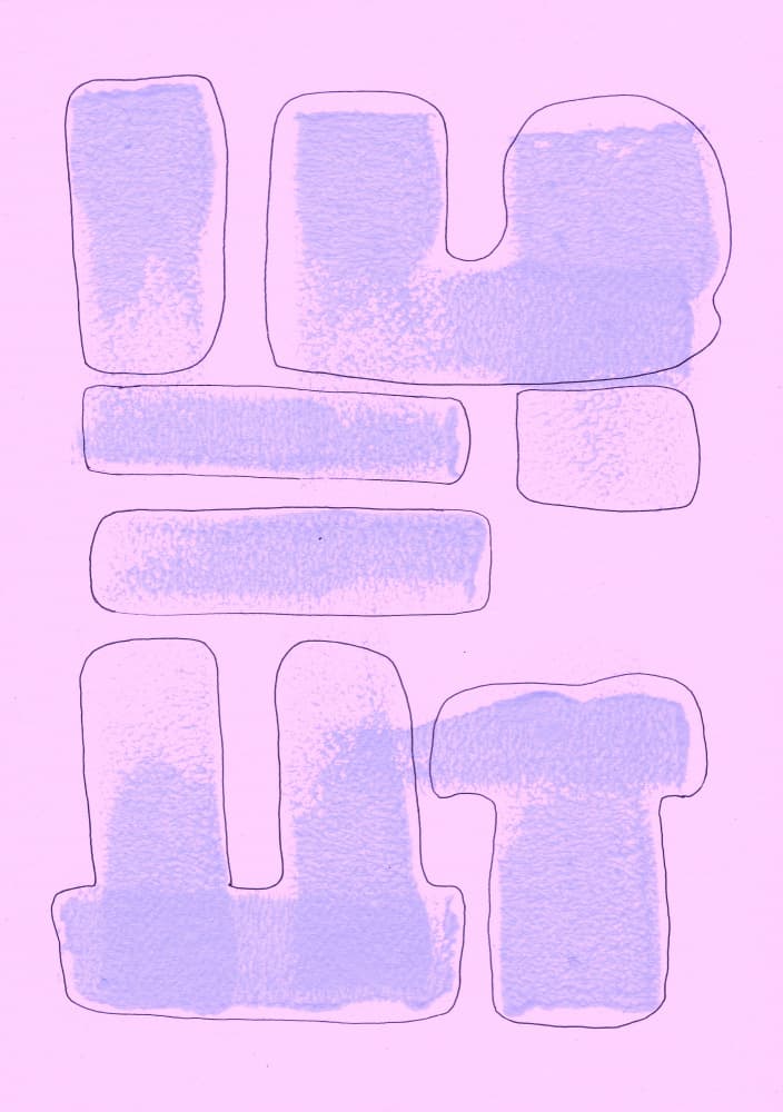 Pastel Abstract Shapes by Santhosh ch — canvas wall art