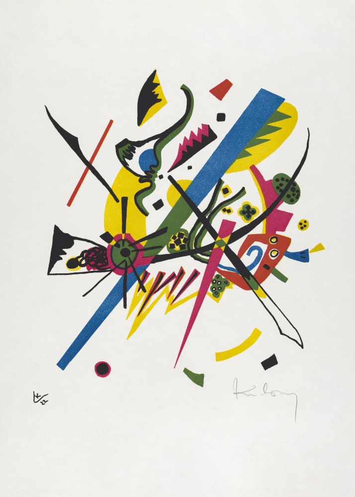 Kleine Welten I (small Worlds I) (1922) by Wassily Kandinsky — canvas wall art