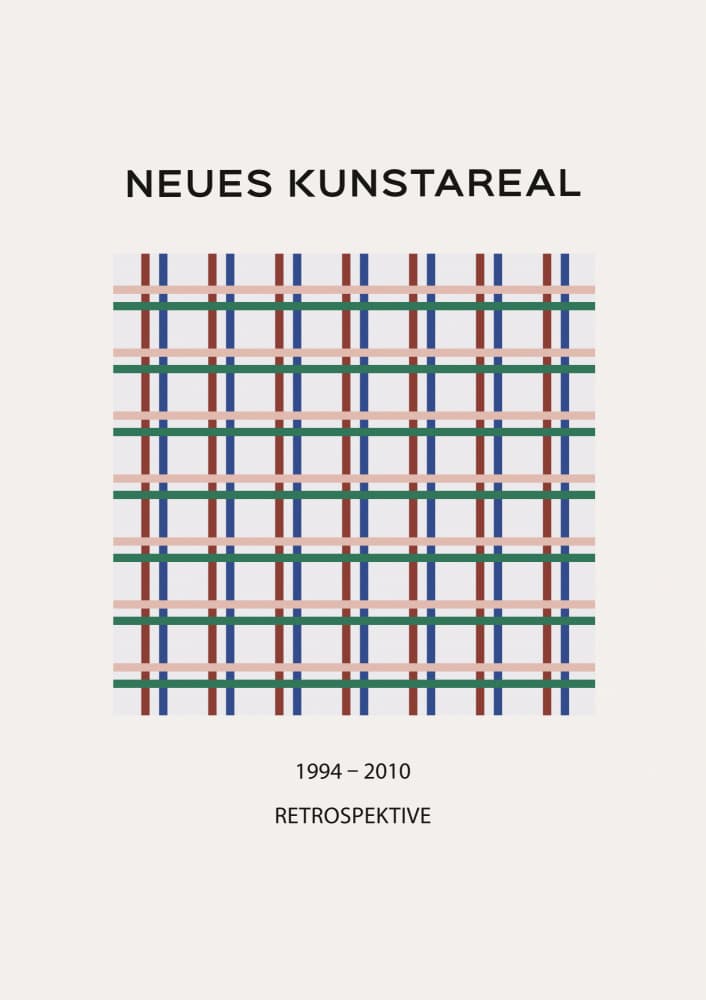 Colorful Grid Pattern by FINE FINE STUFF — canvas wall art