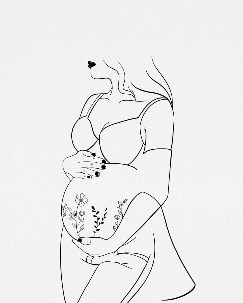Motherhood by Petra Lizde — canvas wall art