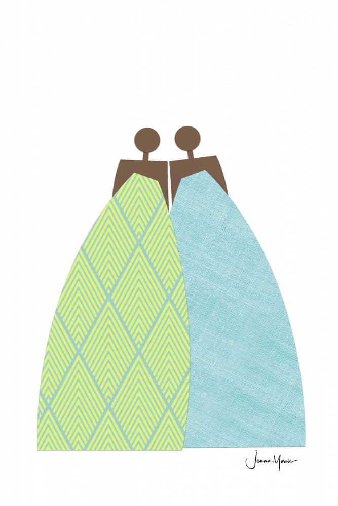Colorful Friends Together by Jemma Morris — canvas wall art