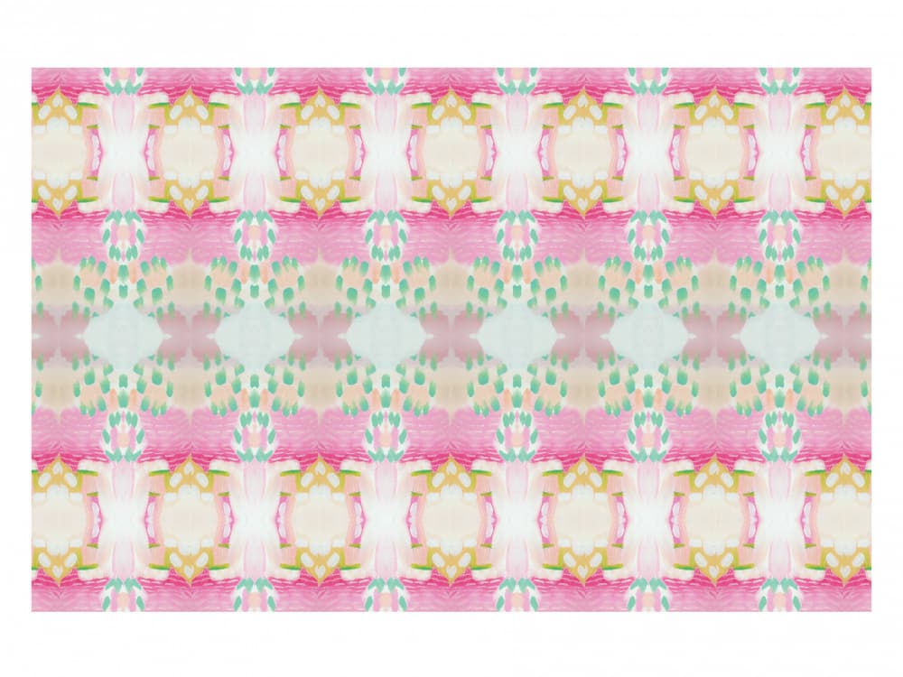 Pastel Boho Floral Pattern by Breanna Megan Studio — canvas wall art