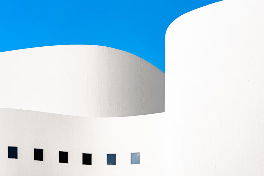 Modern Architectural Curves by Dieter Walther — canvas wall art