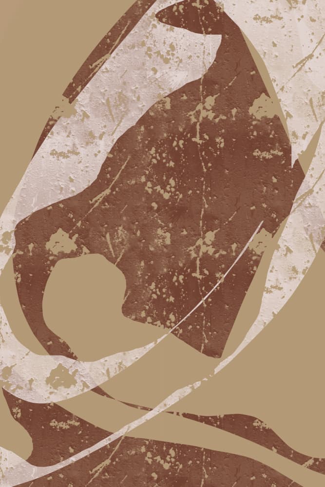 Modern Earthy Abstract by Yuli Saputra — canvas wall art