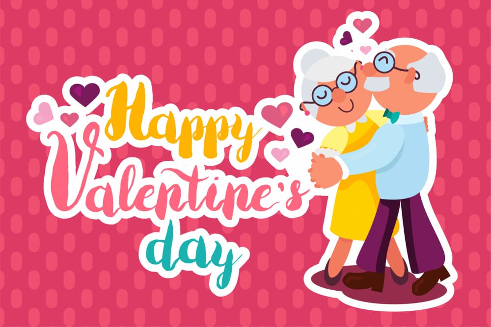 Happy Valentine's Dance by Marika Barsrsind — canvas wall art