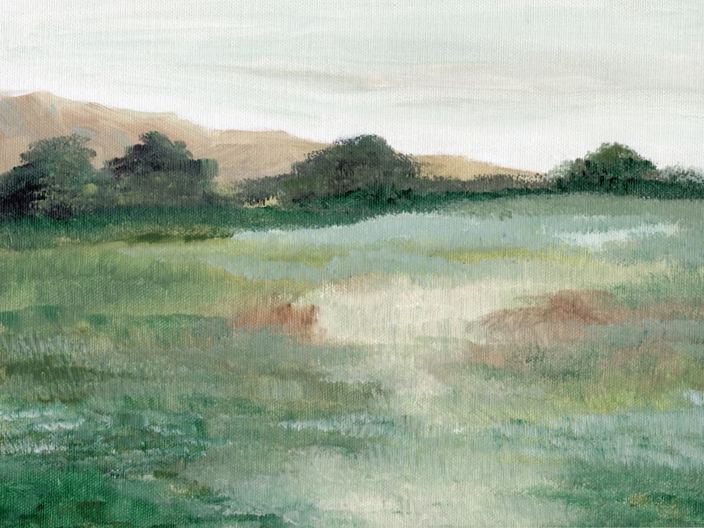 Soft Meadow Landscape by Nikita Jariwala — canvas wall art