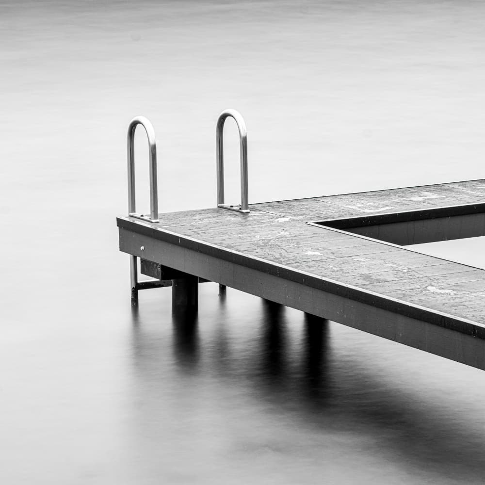 Calm Waters Dock by Fred Louwen — canvas wall art