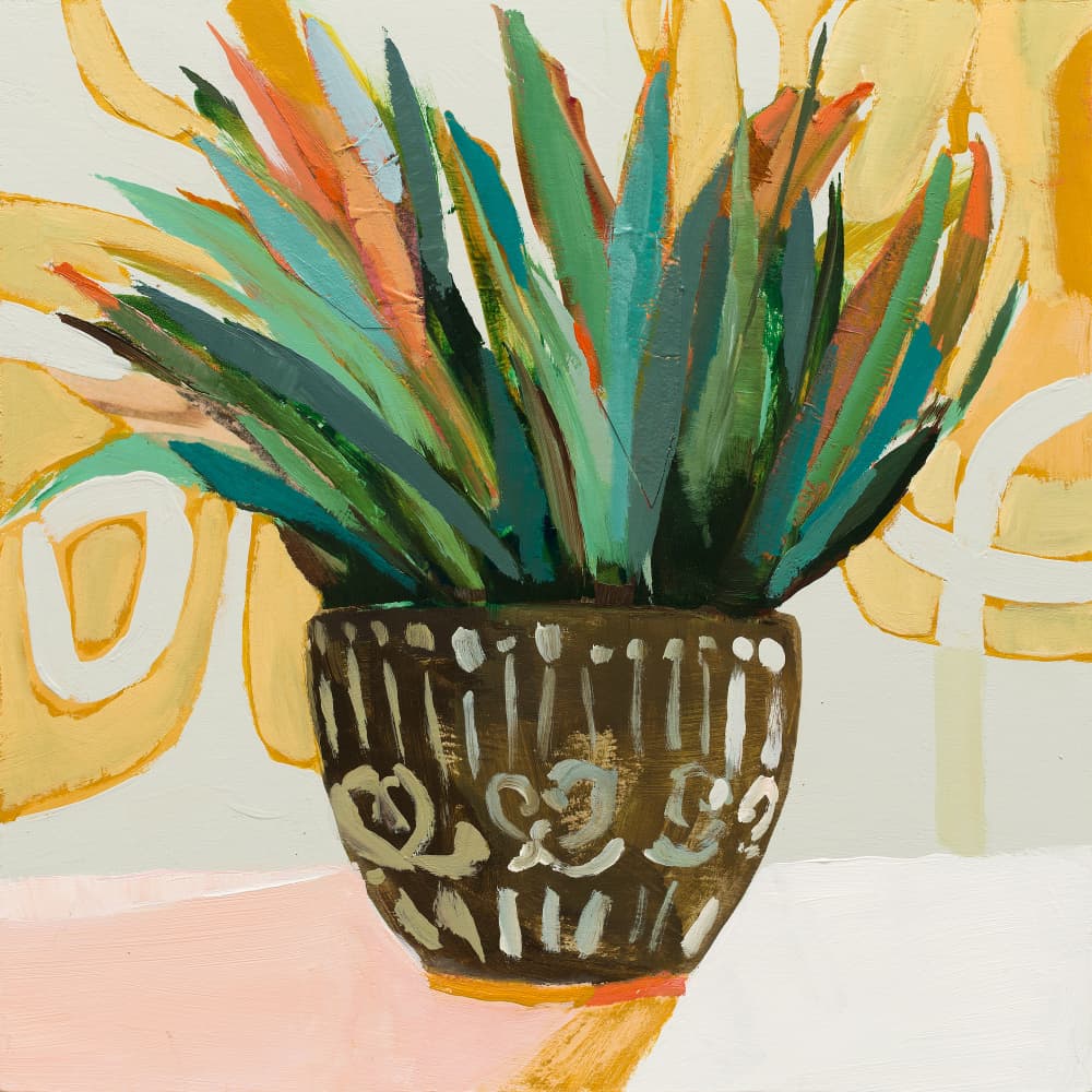 Planted Fern by Jenny Westenhofer — canvas wall art