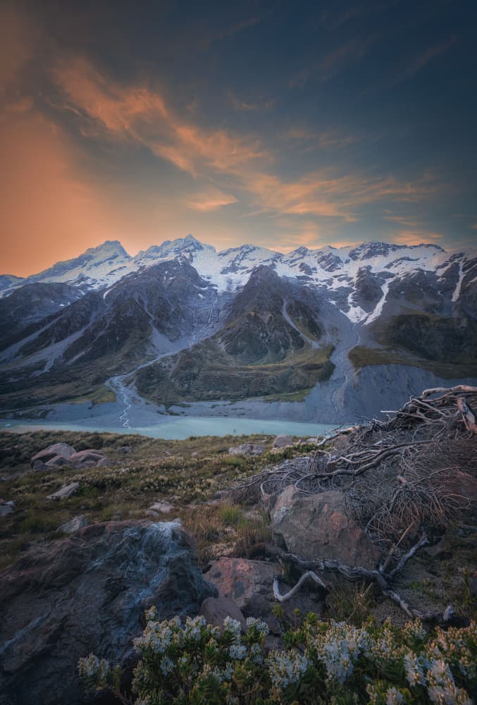 Majestic Mountain Sunset by YANGYING — canvas wall art