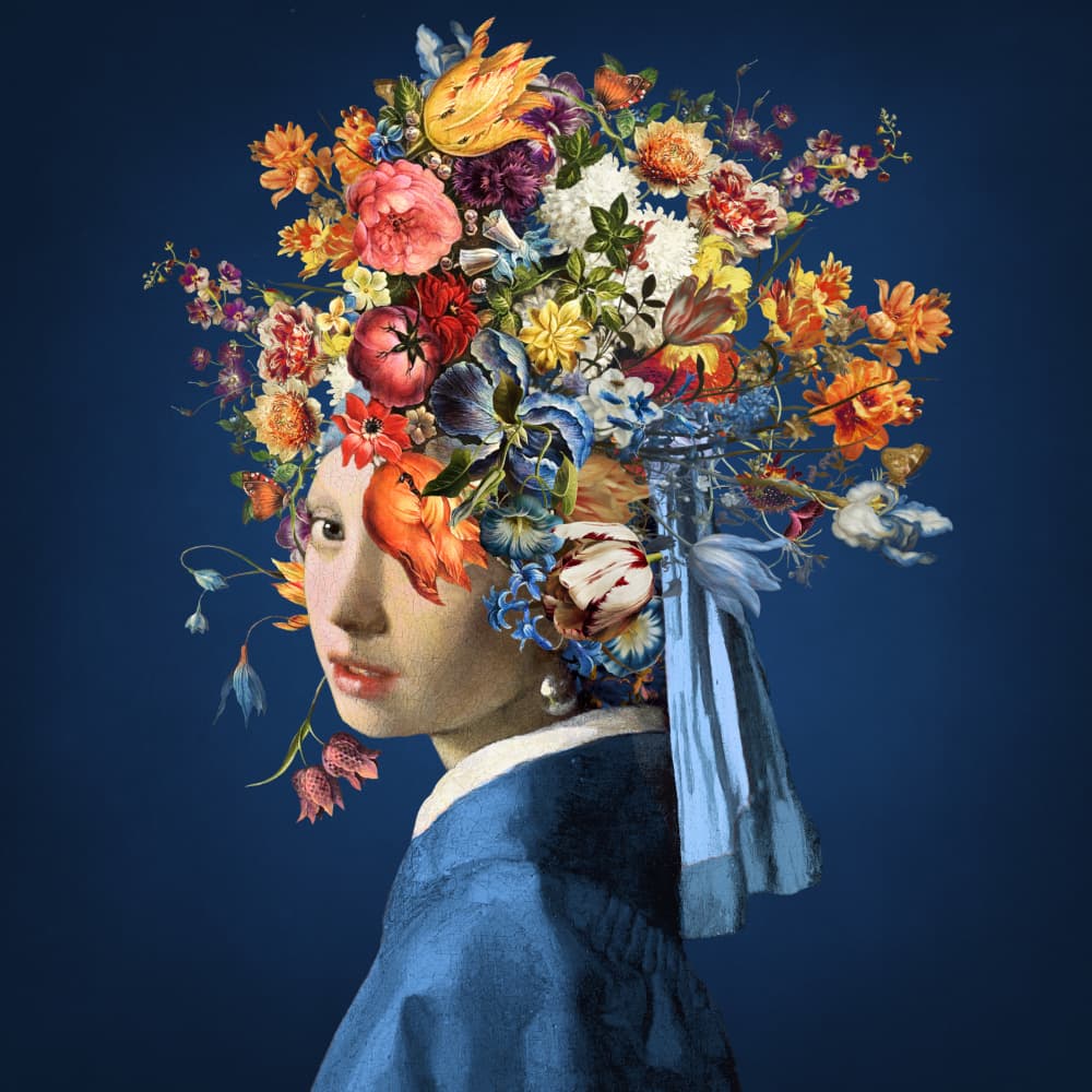 Girl with Floral Crown