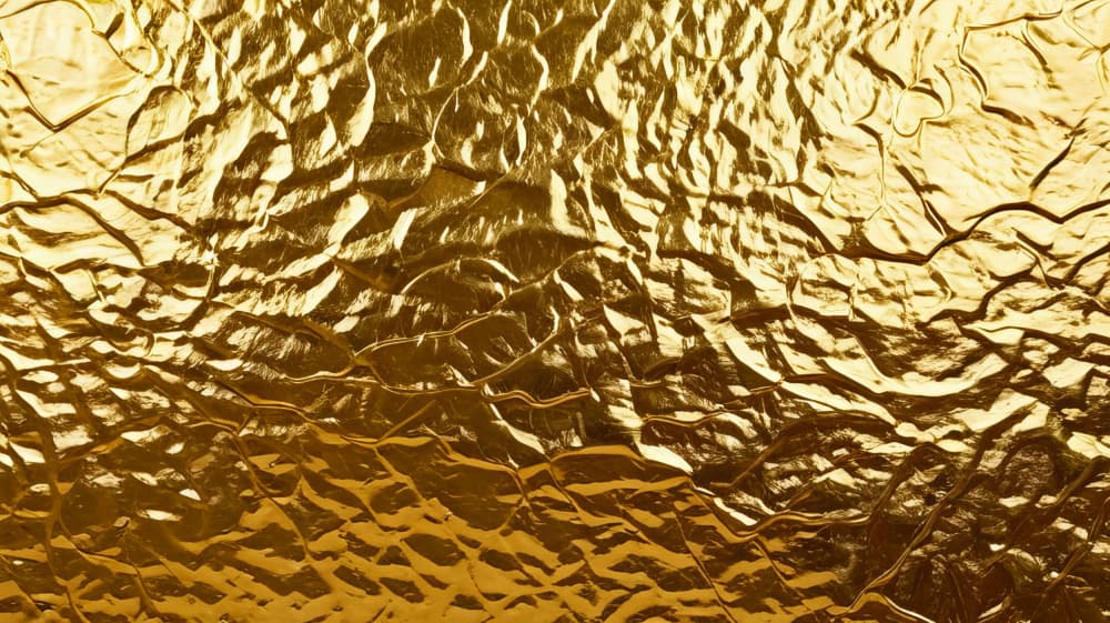 Luxurious Golden Texture by Marika Barsrsind — canvas wall art