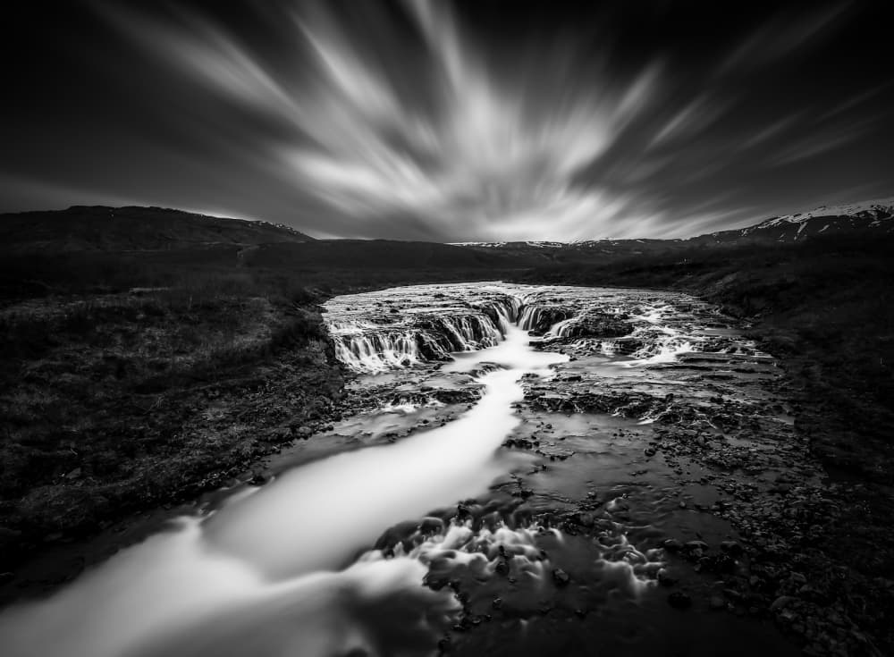 Long Exposure Waterfall by Janne Kahila — canvas wall art