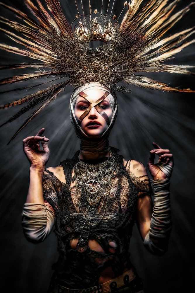 Mystic Queen by Klaus Tesching — canvas wall art