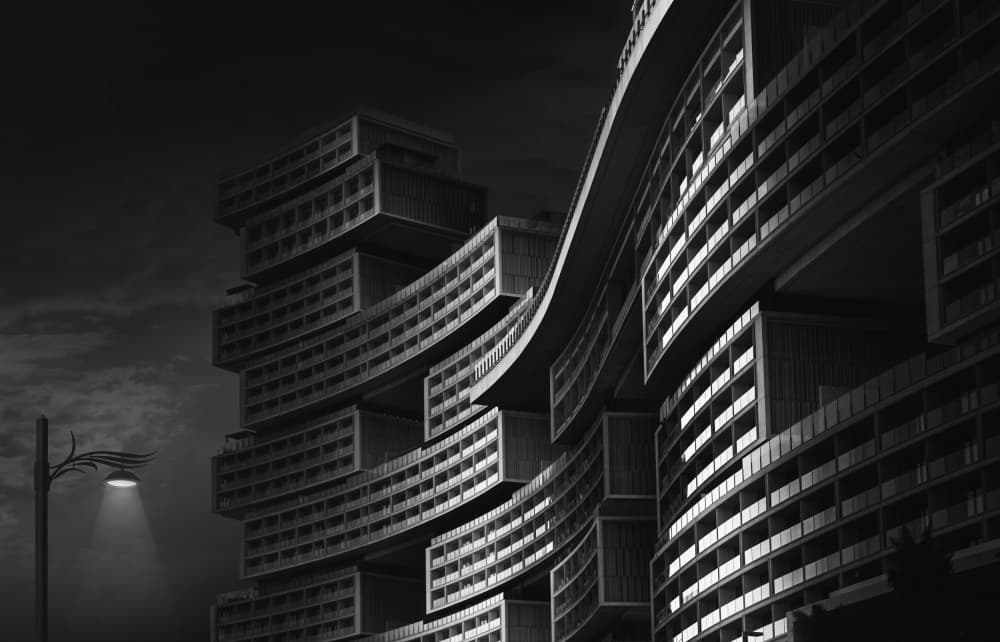 LEGO - The Royal Atlantics Residences on the Palm Jumeriah in Dubai by Jobin Mathew — canvas wall art