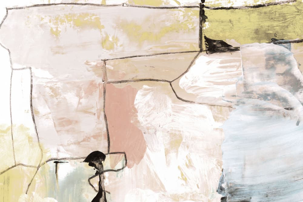 Abstract Pastels by Dan Hobday — canvas wall art