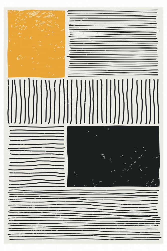 Modern Geometric Abstraction by jay stanley — canvas wall art