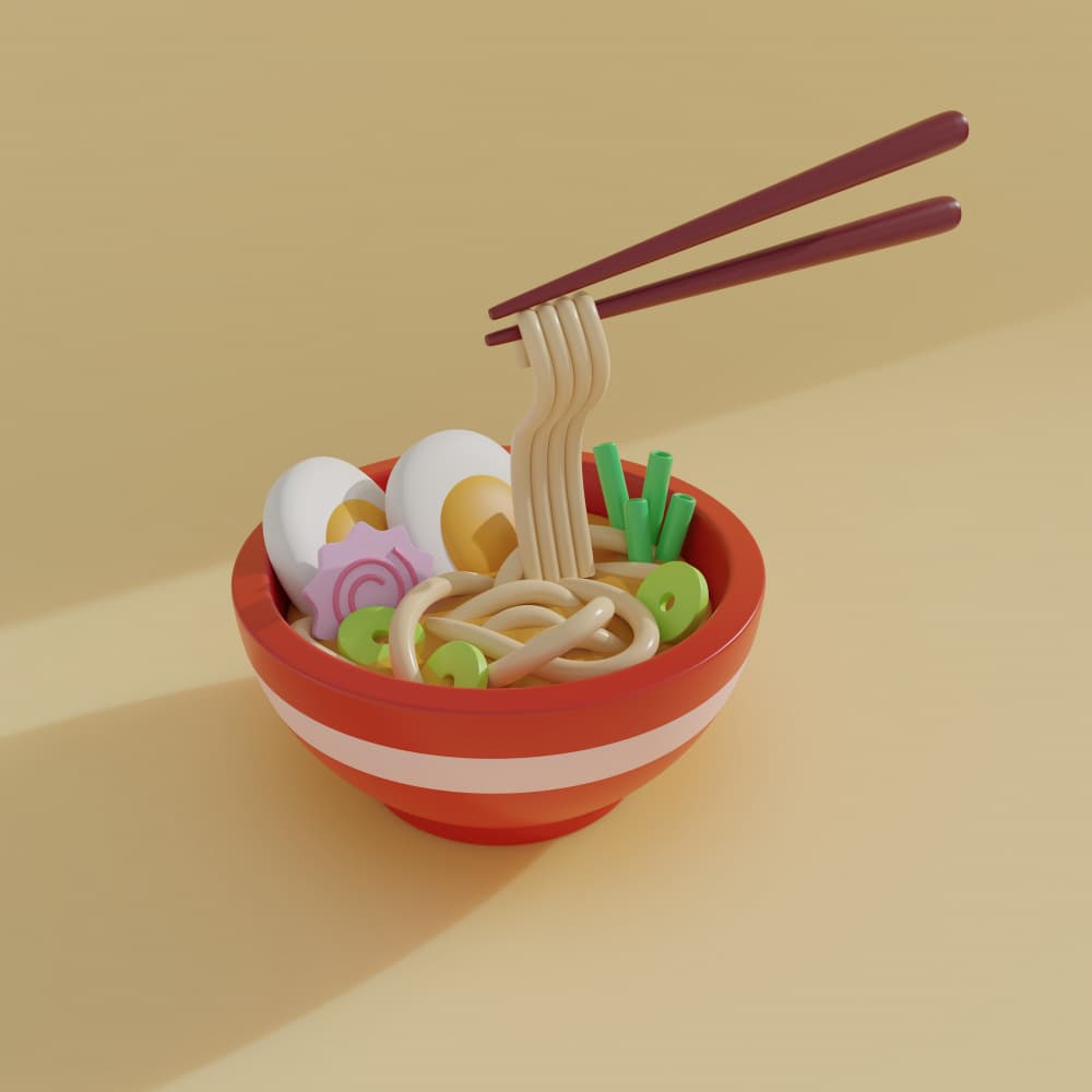 Chopsticks Ramen Bowl