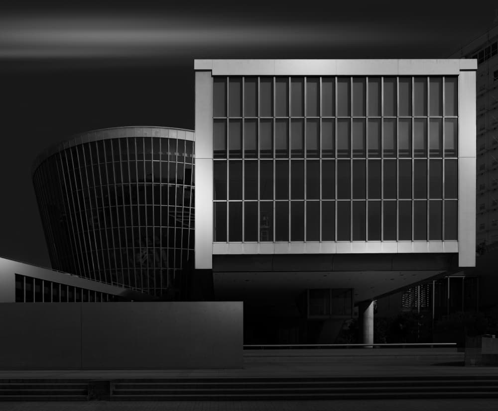 Modern Architectural Forms by Yasuhiro Takachi — canvas wall art