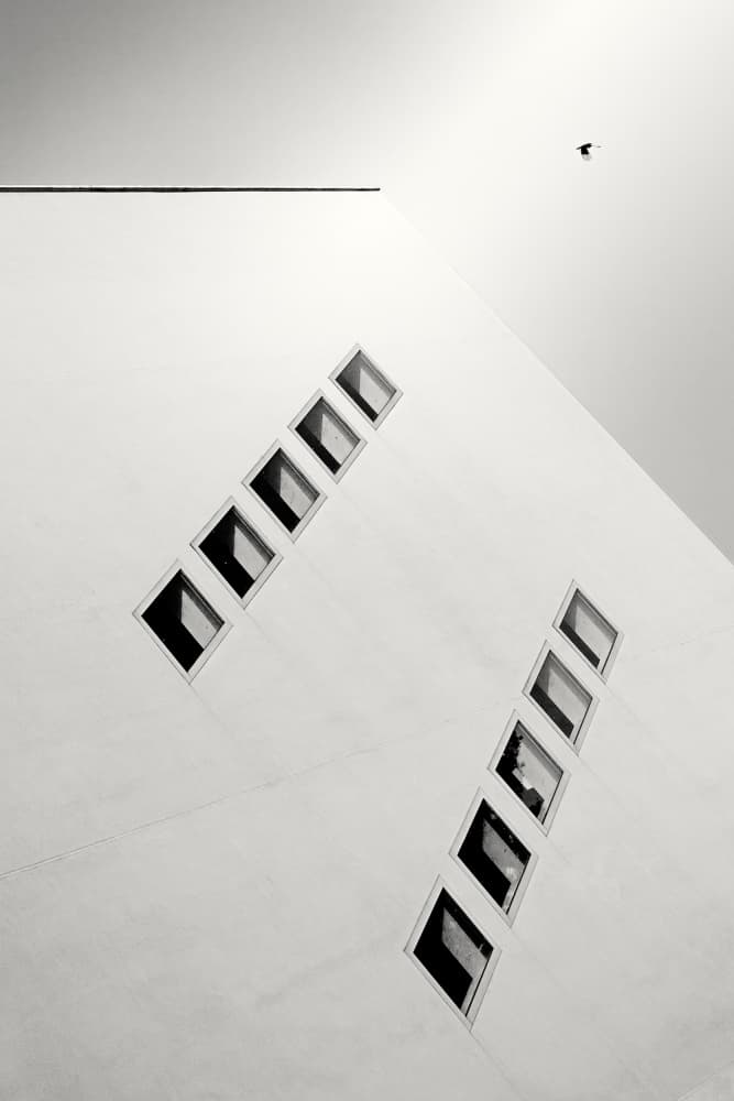 Geometric Windows Flight by Pietrino Di Sebastiano — canvas wall art