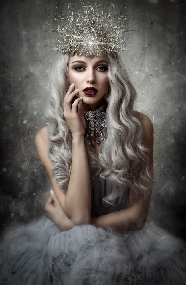 Mystical Winter Queen by Siegart — canvas wall art