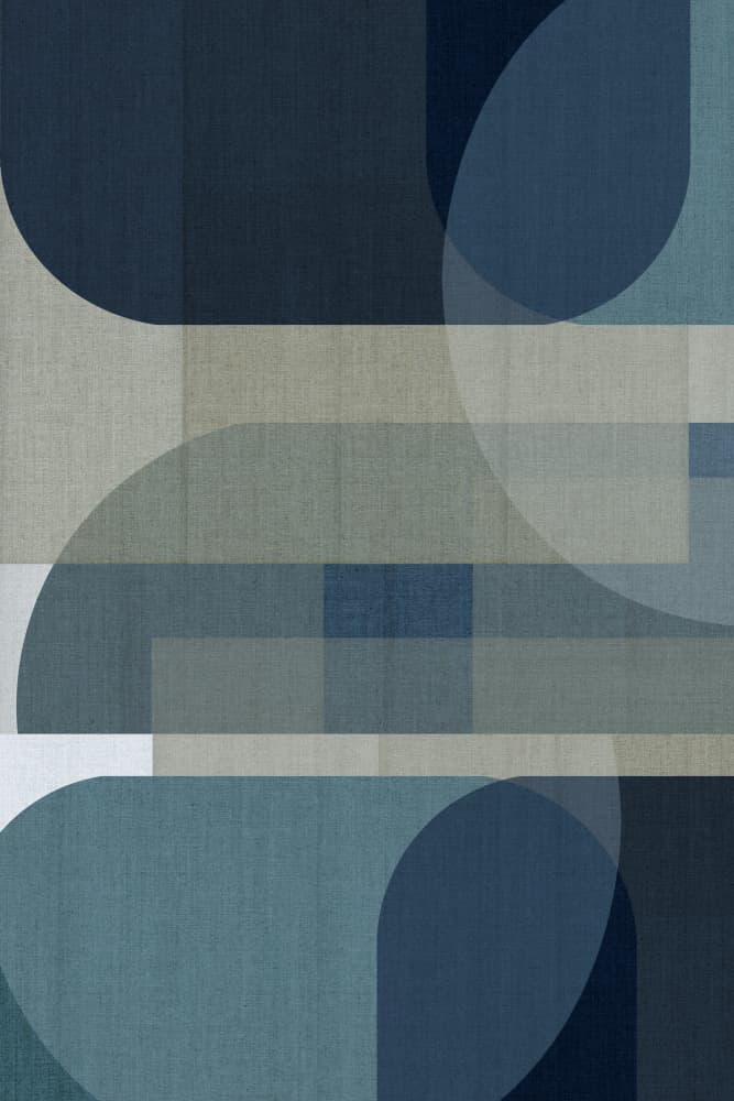 Modern Geometric Layers by cartissi — canvas wall art