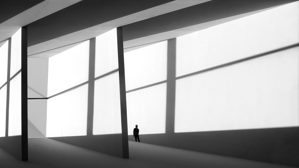 Geometric Solitude by Huib Limberg — canvas wall art