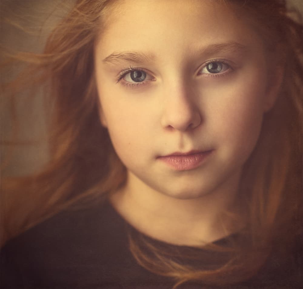 Serene Young Girl by Andriy Kovach — canvas wall art