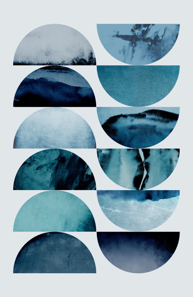 Graphic 40X by Mareike Böhmer — canvas wall art
