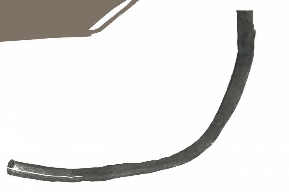 Dark Fluid Curve by cartissi — canvas wall art