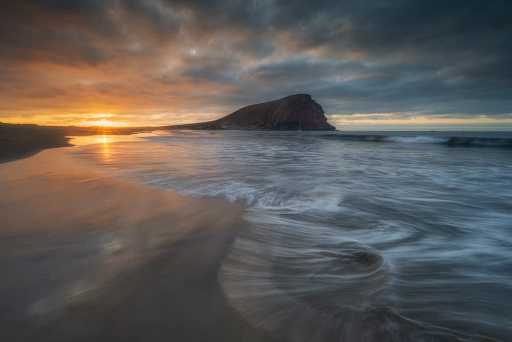 Dramatic Coastal Sunset by Adam Pachula — canvas wall art