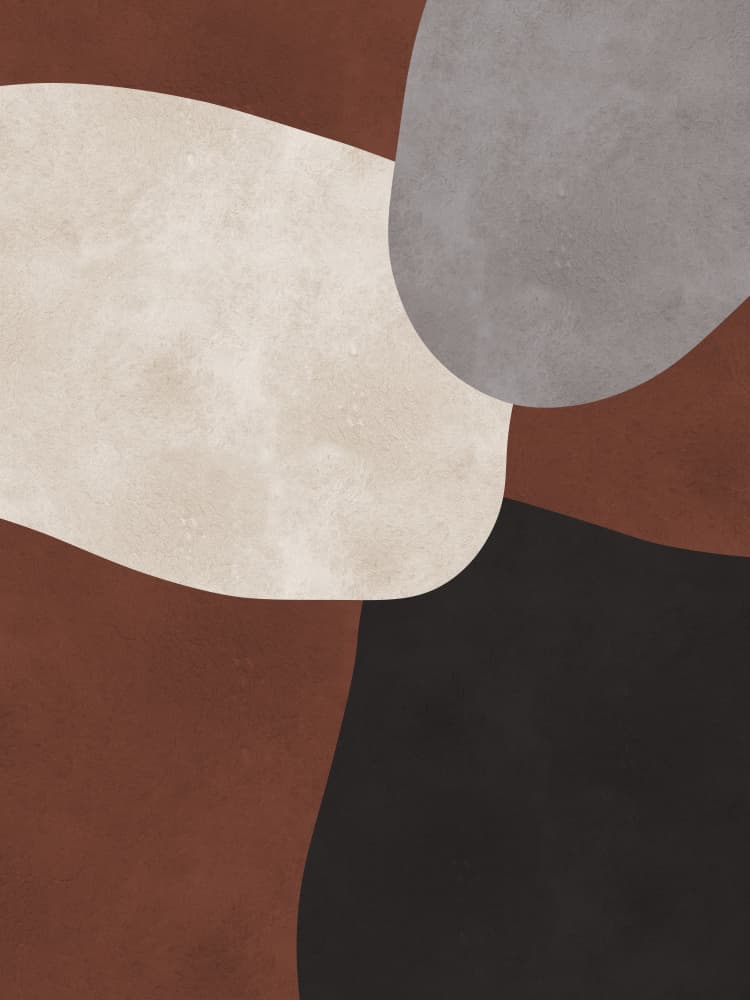 Modern Organic Shapes by Vitor Costa — canvas wall art