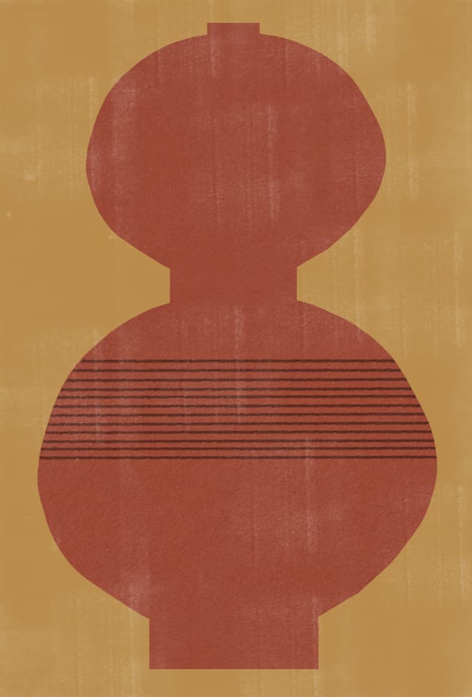 Vase No5. by THE MIUUS STUDIO — canvas wall art