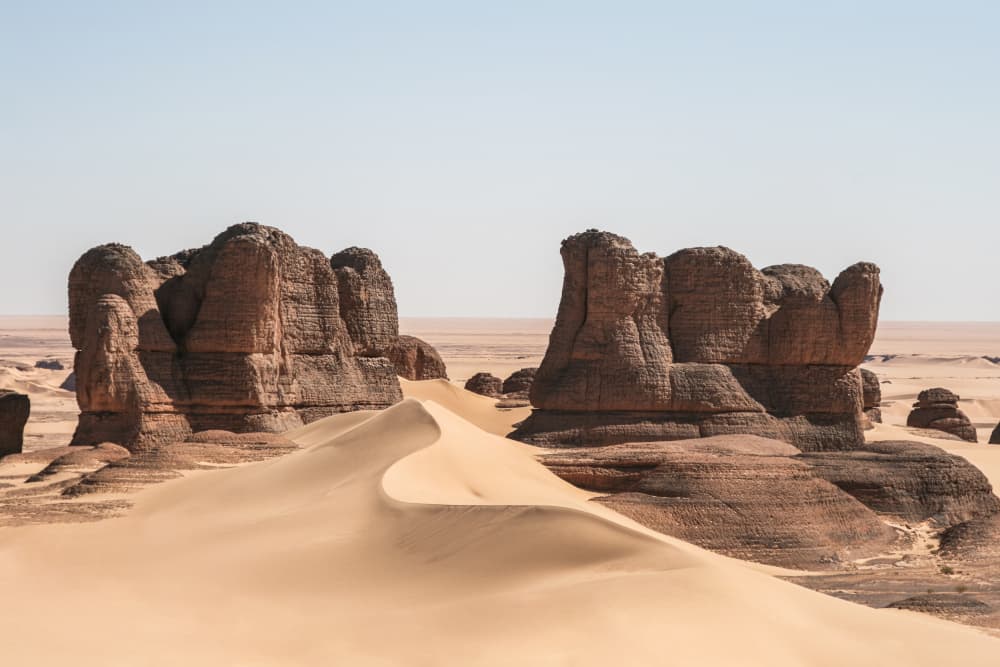 Desert Sand and Stone by Photolovers — canvas wall art