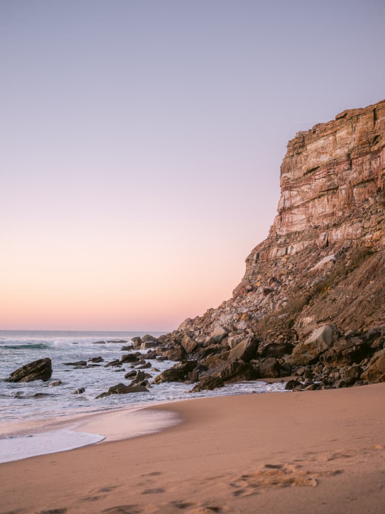 Pastel Portugal Coast by Raisa Zwart — canvas wall art